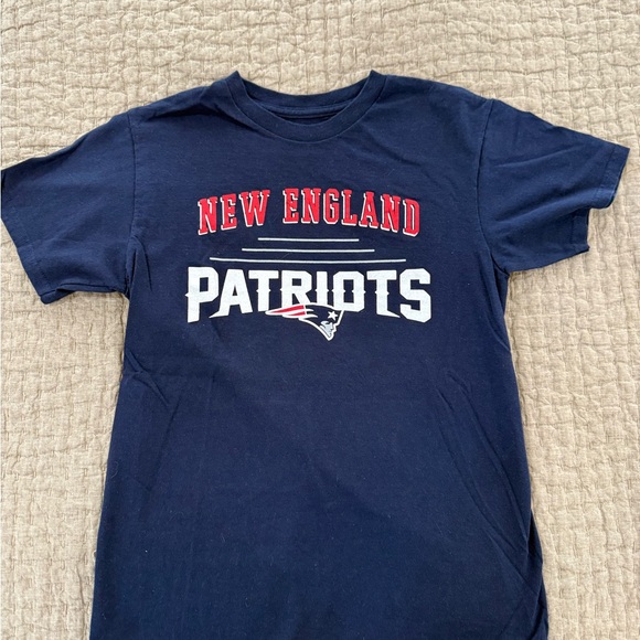 NFL Tops - New England Patriots Navy Blue T-Shirt